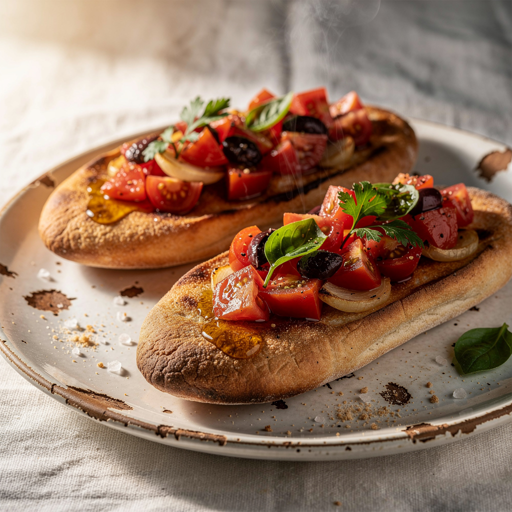 Tomato and Olive Bruschetta